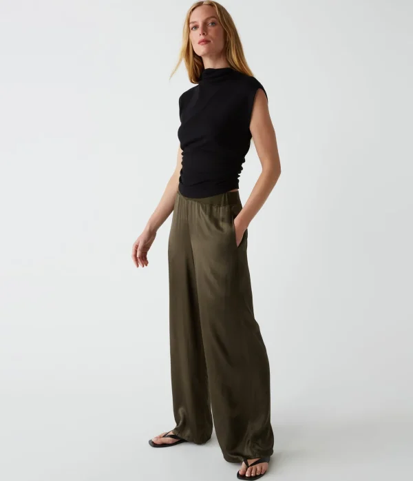 Michael Stars Cyrus Satin Pant- Pants, Shorts & Skirts