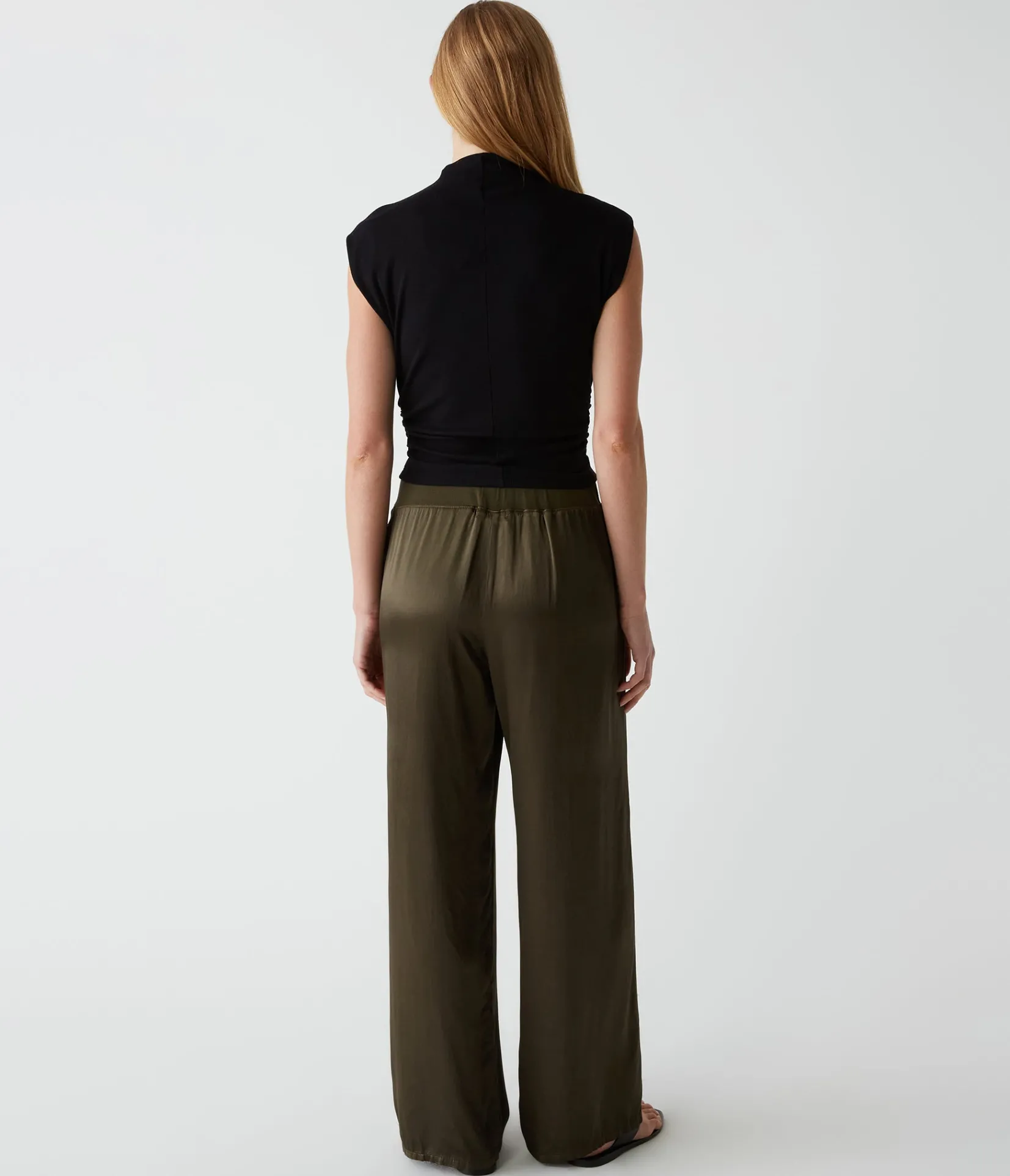 cyrus_satin_pant_23.webp Michael Stars Cyrus Satin Pant- Pants, Shorts & Skirts