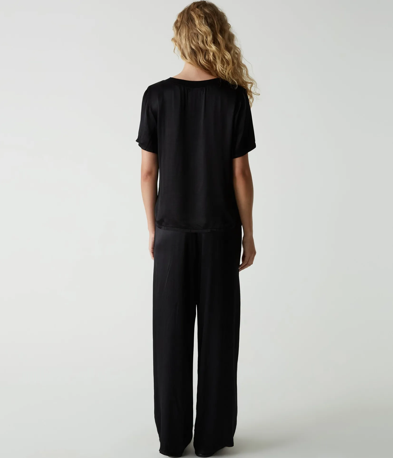 cyrus_satin_pant_5.webp Michael Stars Cyrus Satin Pant- Pants, Shorts & Skirts