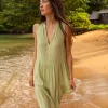 Michael Stars Daisy Gauze Dress- Dresses | Knee Length Dresses
