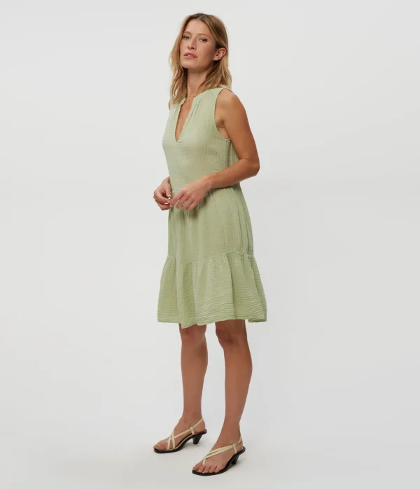 Michael Stars Daisy Gauze Dress- Dresses | Knee Length Dresses
