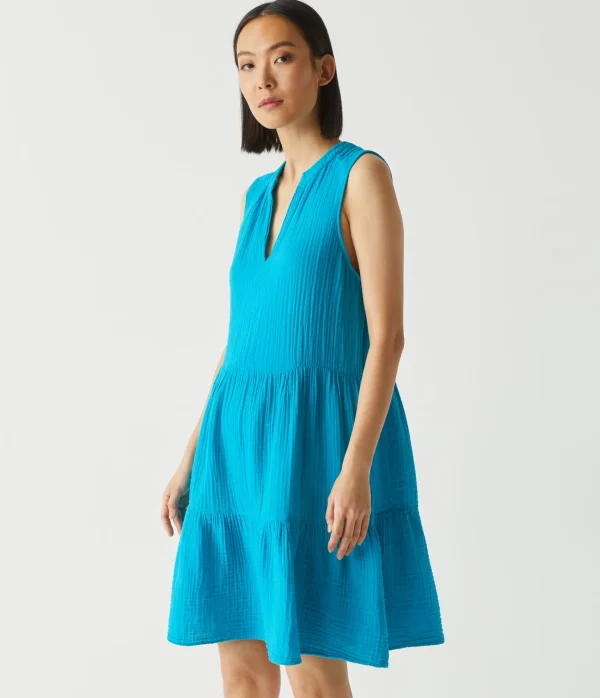 Michael Stars Daisy Gauze Dress- Dresses | Knee Length Dresses