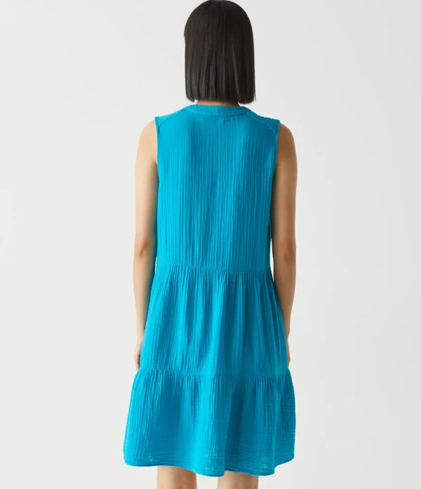 Michael Stars Daisy Gauze Dress- Dresses | Knee Length Dresses