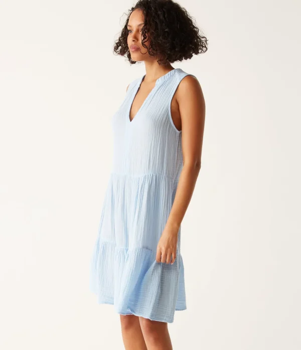 Michael Stars Daisy Gauze Dress- Dresses | Knee Length Dresses