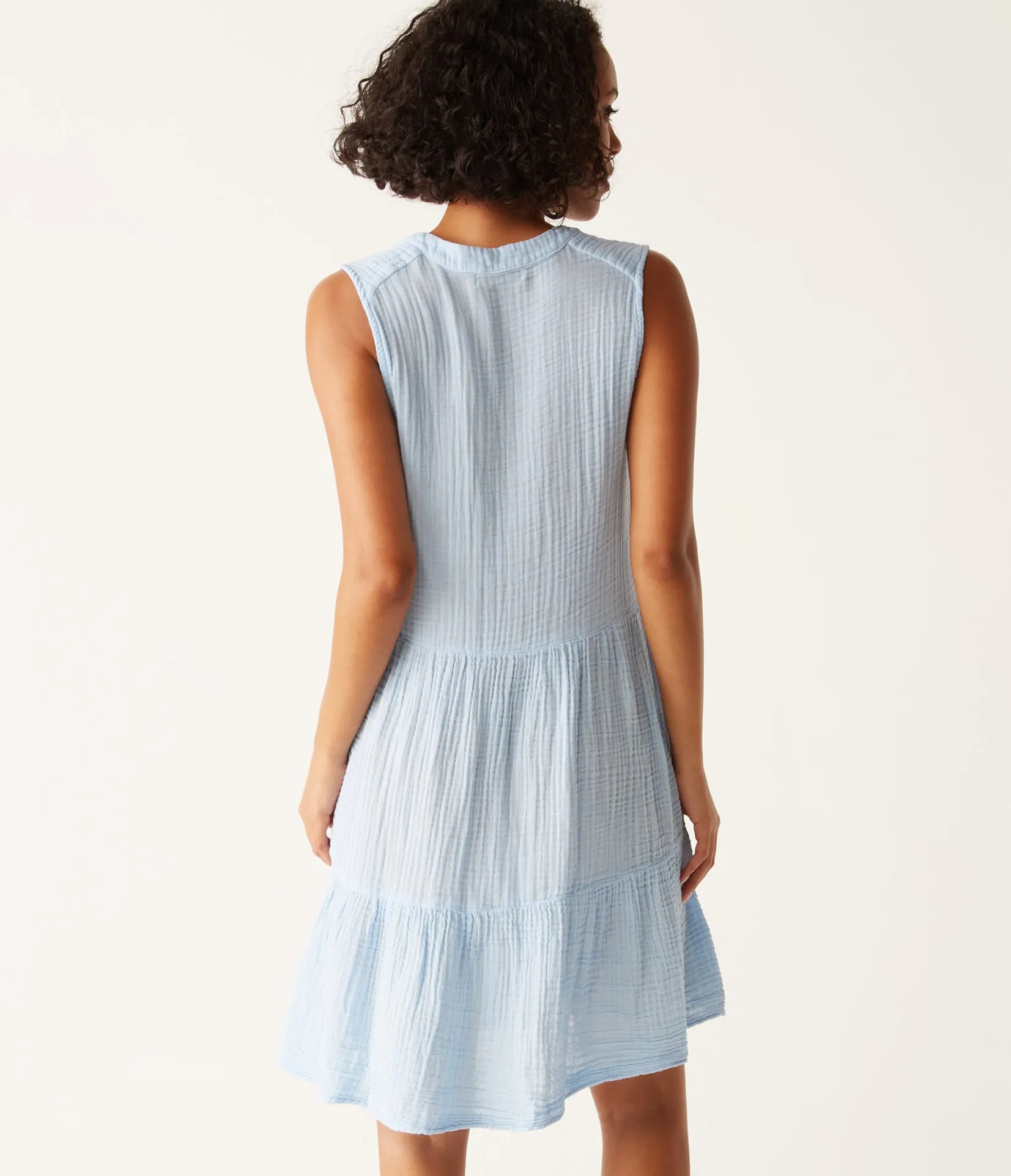 daisy_gauze_dress_44.webp Michael Stars Daisy Gauze Dress- Dresses | Knee Length Dresses