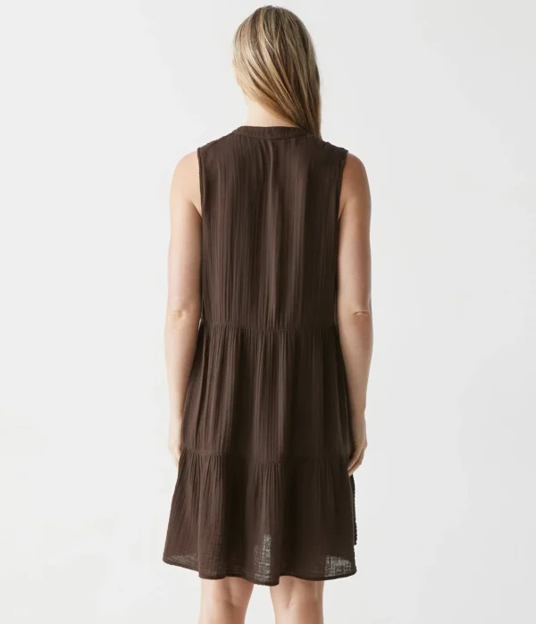 Michael Stars Daisy Gauze Dress- Dresses | Knee Length Dresses