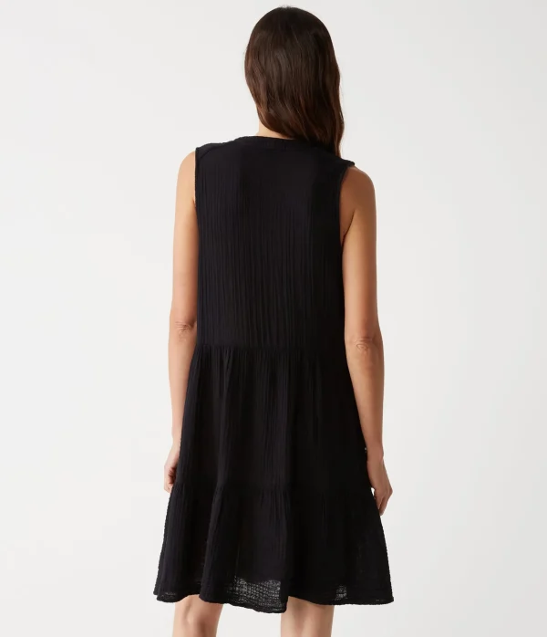 Michael Stars Daisy Gauze Dress- Dresses | Knee Length Dresses