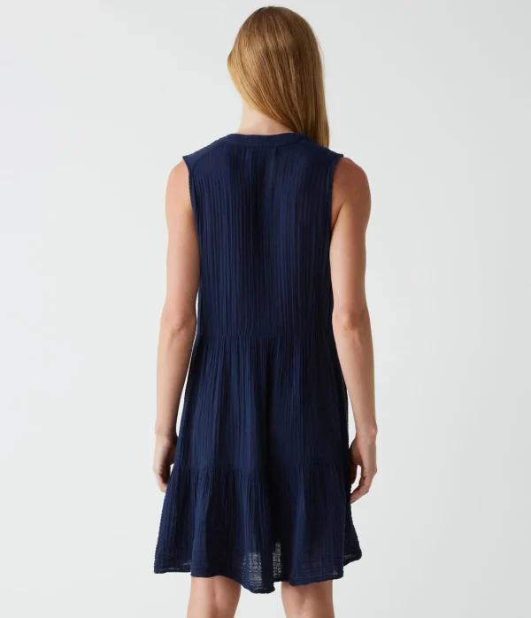 Michael Stars Daisy Gauze Dress- Dresses | Knee Length Dresses