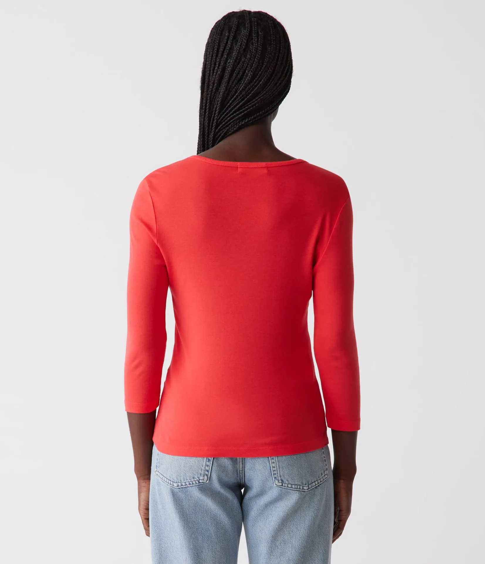 dakota__sleeve_tee_22.webp Michael Stars Dakota 3/4 Sleeve Tee- T-Shirts | Supima Cotton T-Shirts