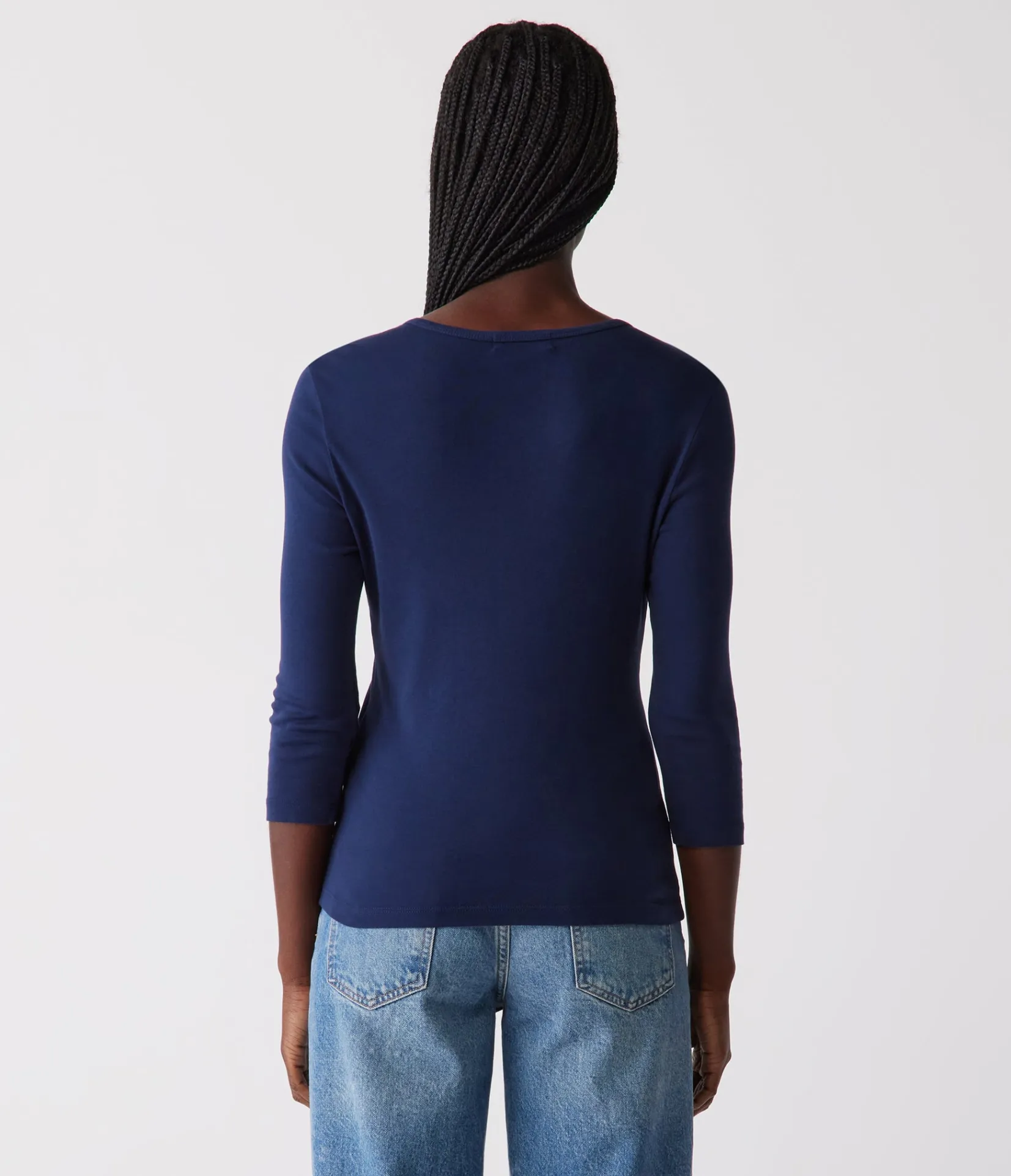 dakota__sleeve_tee_7.webp Michael Stars Dakota 3/4 Sleeve Tee- T-Shirts | Supima Cotton T-Shirts