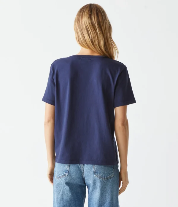 Michael Stars Daria V-Neck Tee- T-Shirts | Daily T-Shirts