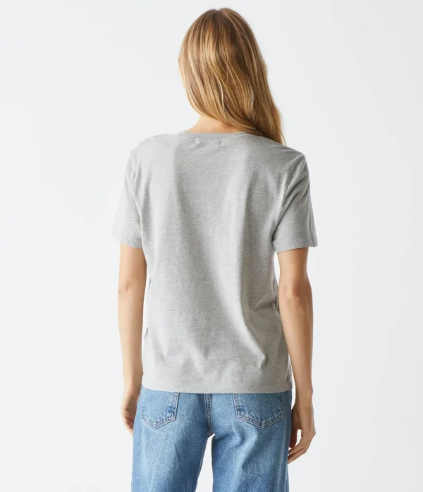 Michael Stars Daria V-Neck Tee- T-Shirts | Daily T-Shirts