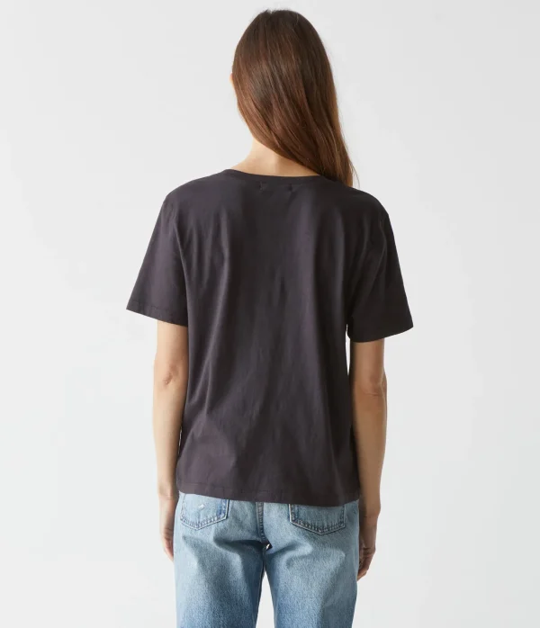 Michael Stars Daria V-Neck Tee- T-Shirts | Daily T-Shirts