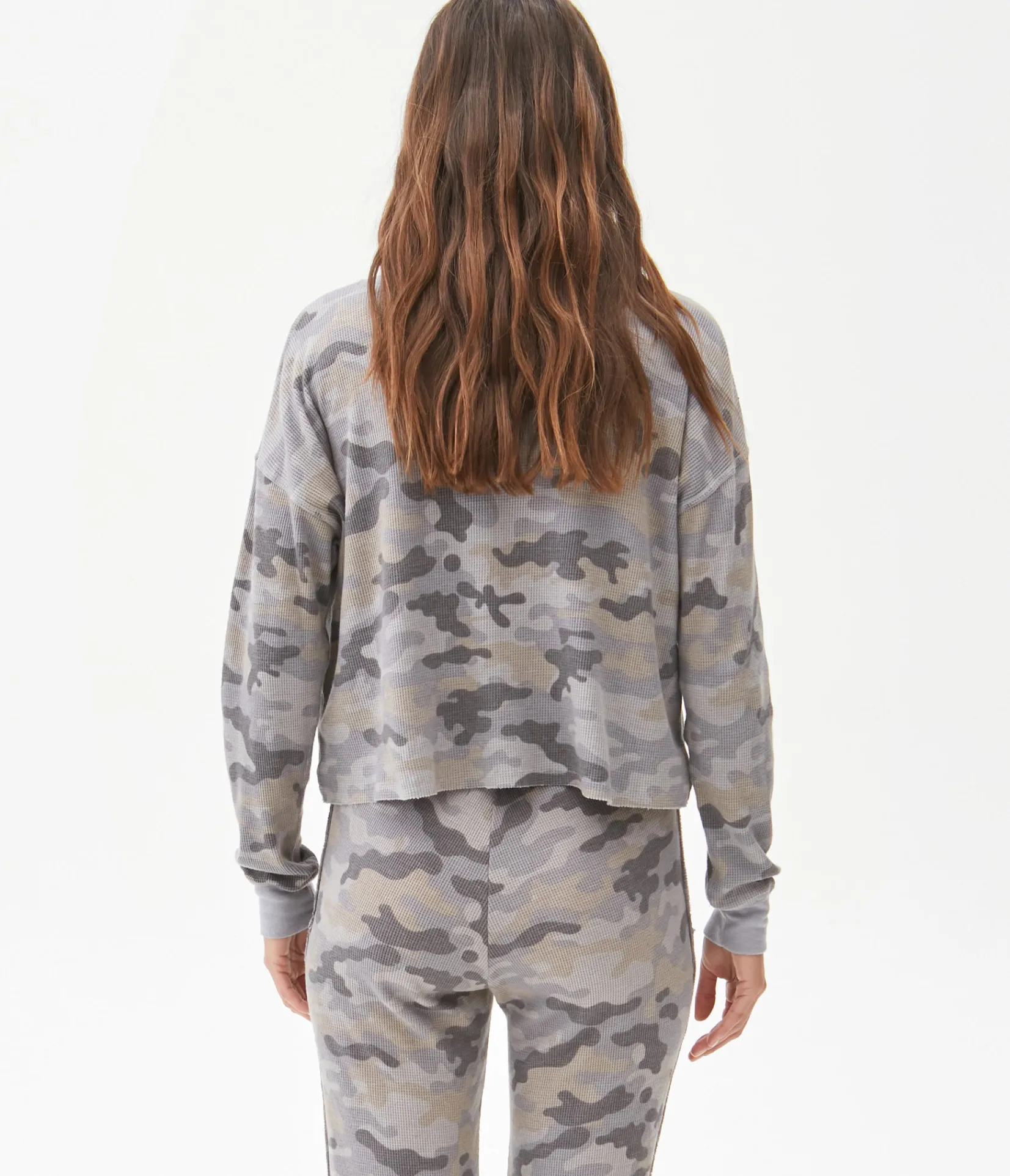 delia_camo_thermal_10.webp Michael Stars Delia Camo Thermal- T-Shirts | Loungewear