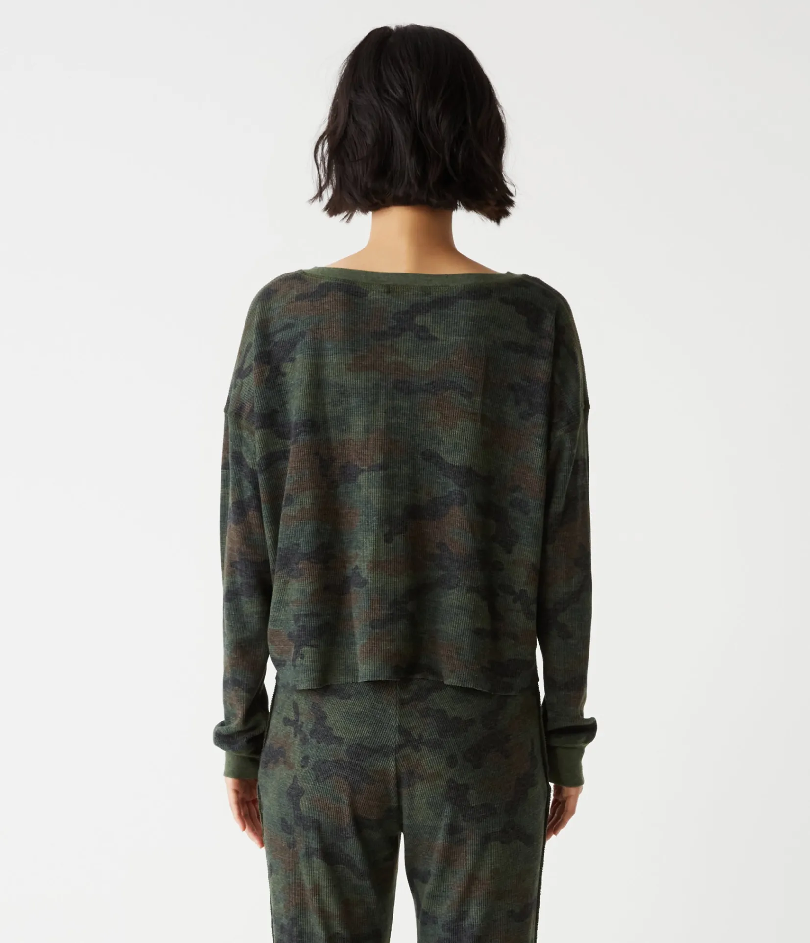 delia_camo_thermal_3.webp Michael Stars Delia Camo Thermal- T-Shirts | Loungewear