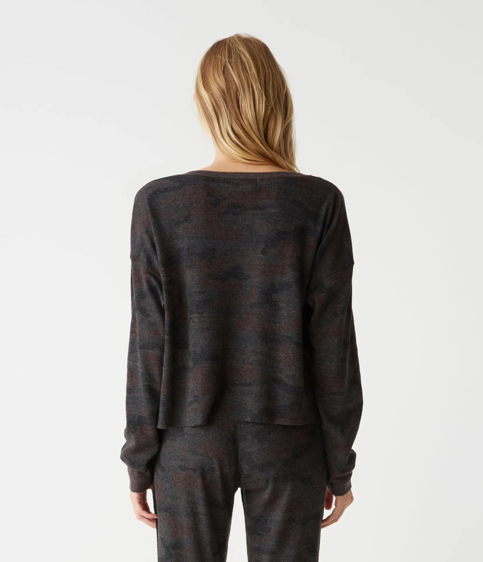 delia_camo_thermal_7.webp Michael Stars Delia Camo Thermal- T-Shirts | Loungewear