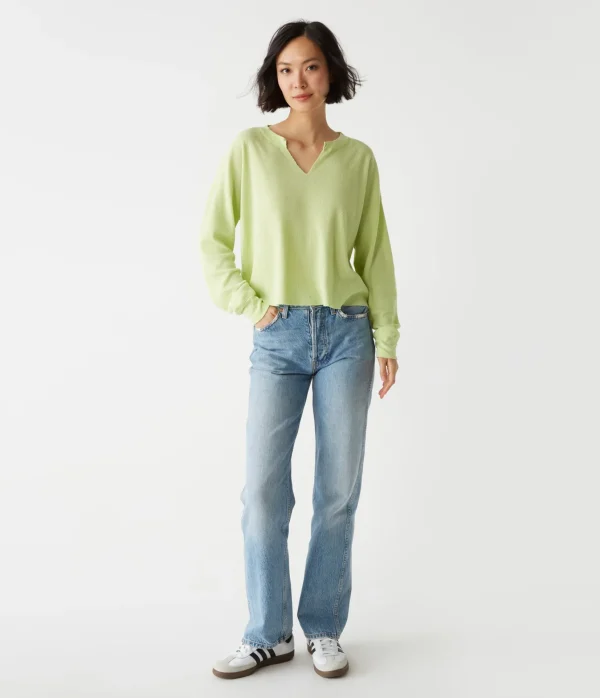 Michael Stars Delia Thermal Tee- T-Shirts | Loungewear