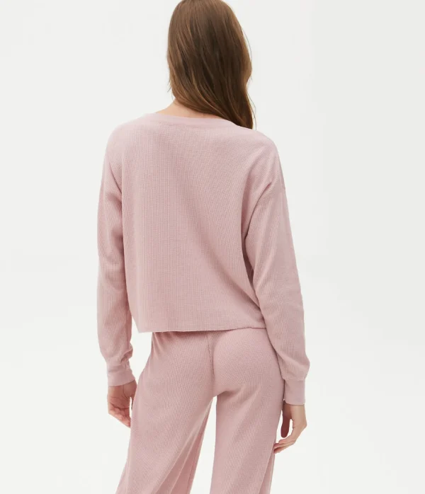 Michael Stars Delia Thermal Tee- T-Shirts | Loungewear