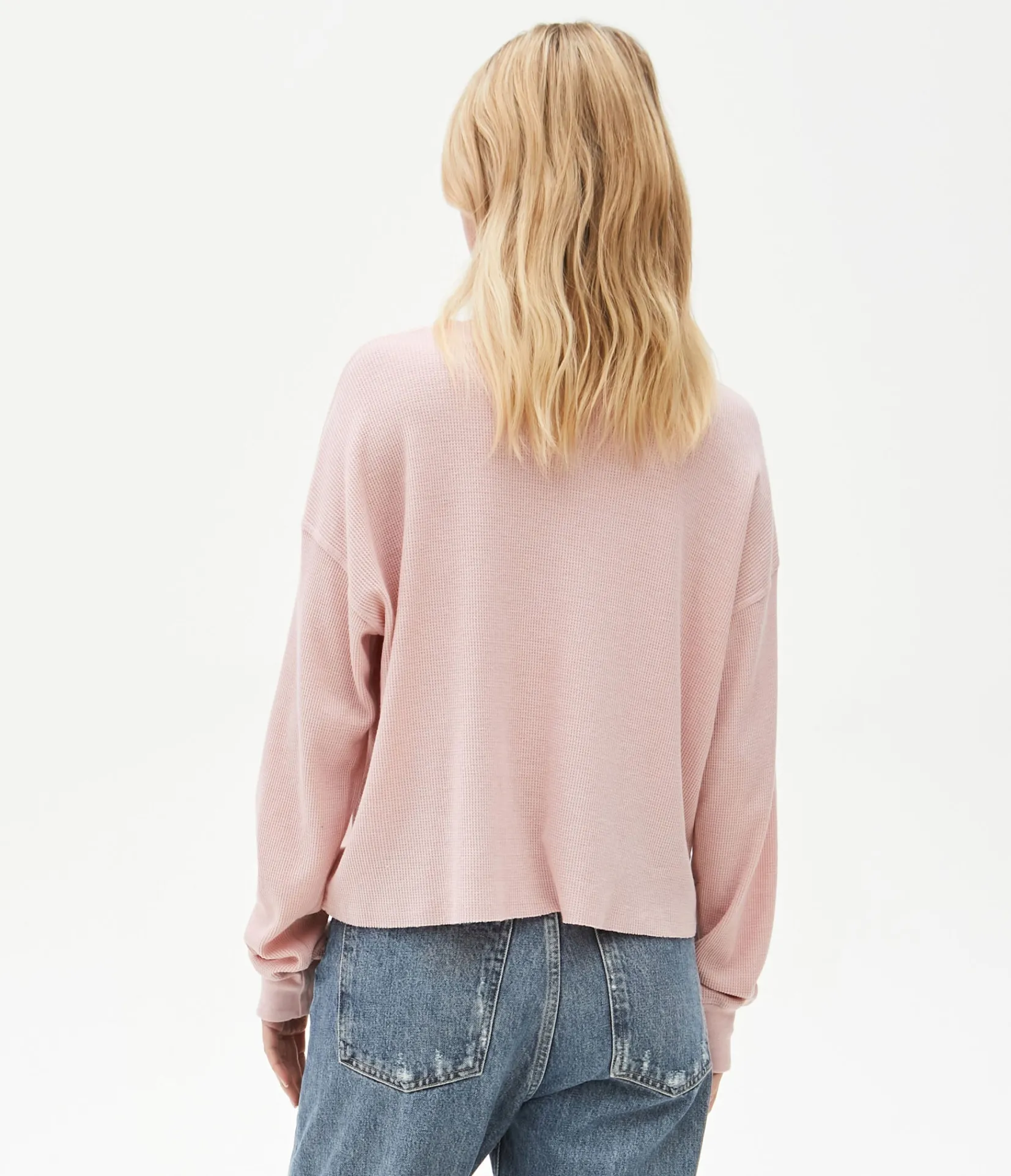 delia_thermal_tee_23.webp Michael Stars Delia Thermal Tee- T-Shirts | Loungewear