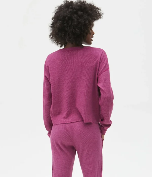 Michael Stars Delia Thermal Tee- T-Shirts | Loungewear