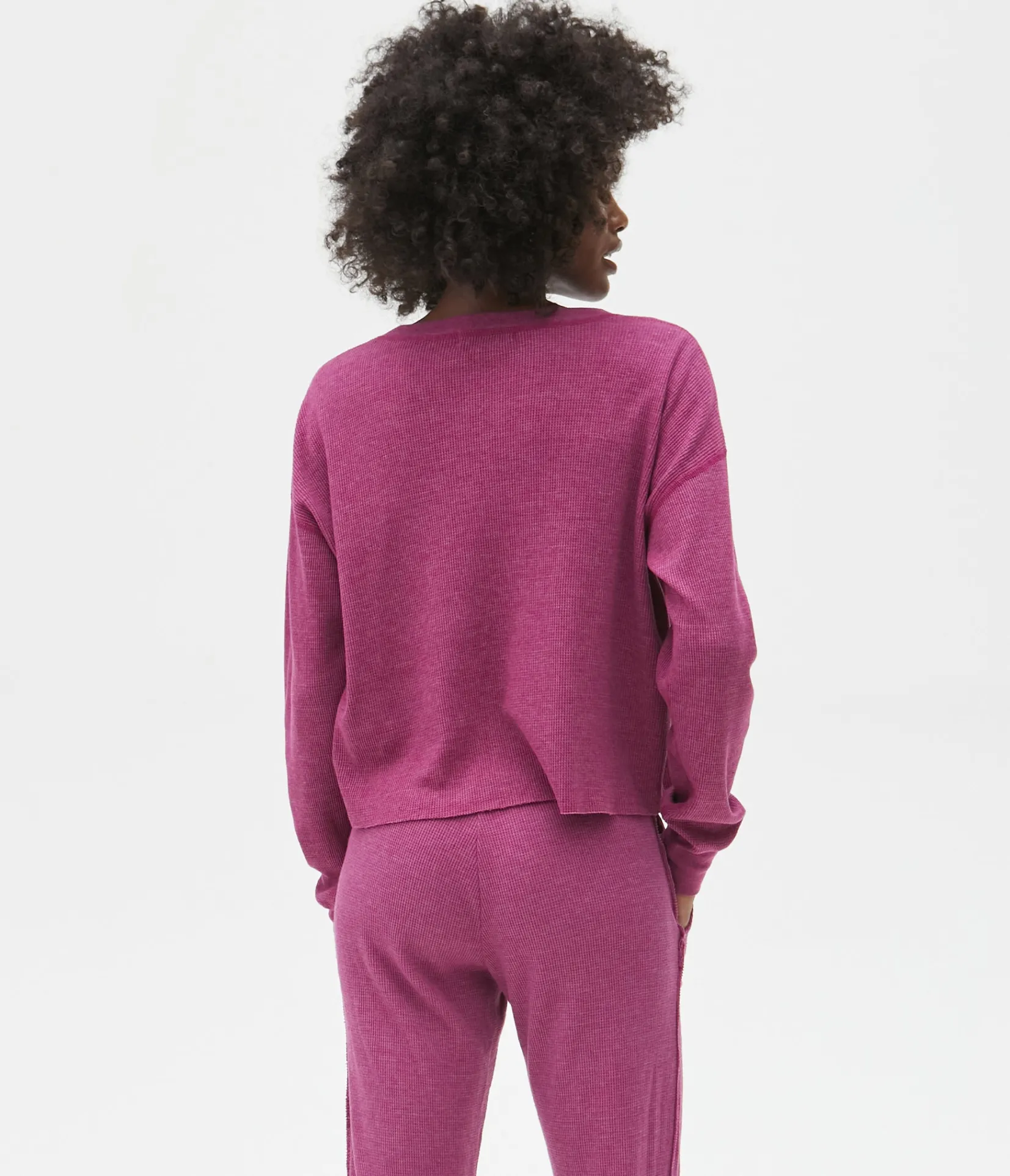 delia_thermal_tee_26.webp Michael Stars Delia Thermal Tee- T-Shirts | Loungewear