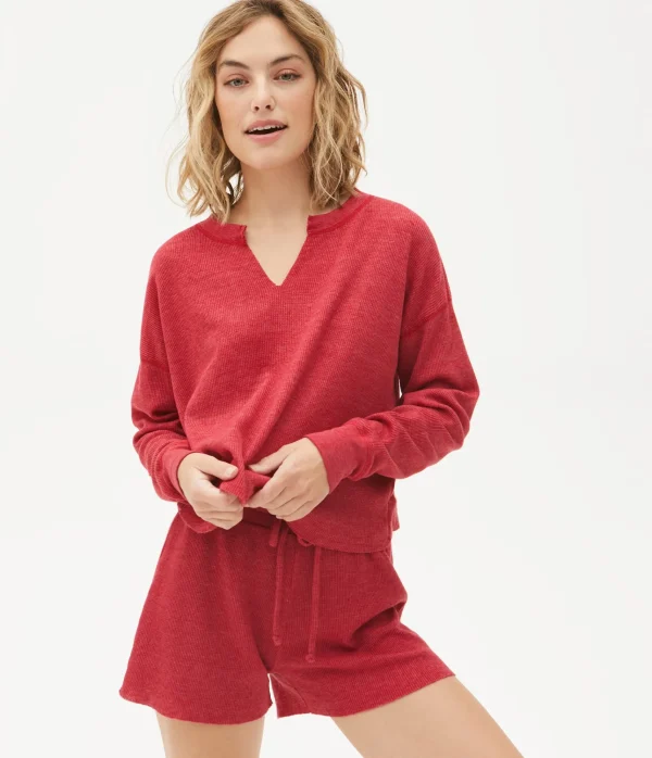 Michael Stars Delia Thermal Tee- T-Shirts | Loungewear