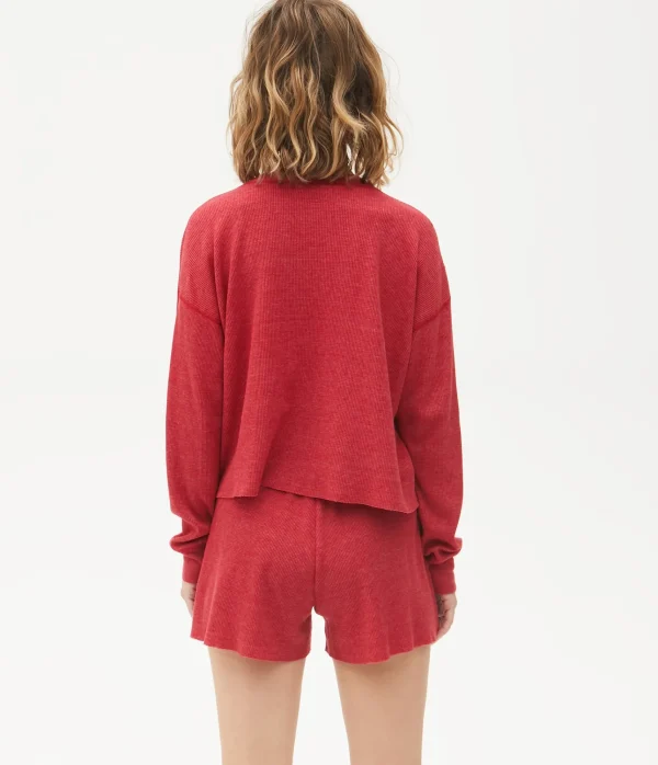 Michael Stars Delia Thermal Tee- T-Shirts | Loungewear