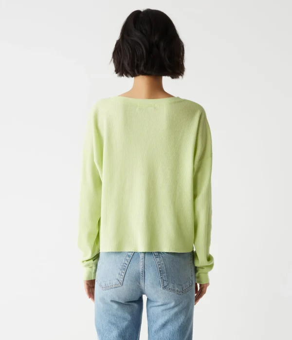 Michael Stars Delia Thermal Tee- T-Shirts | Loungewear