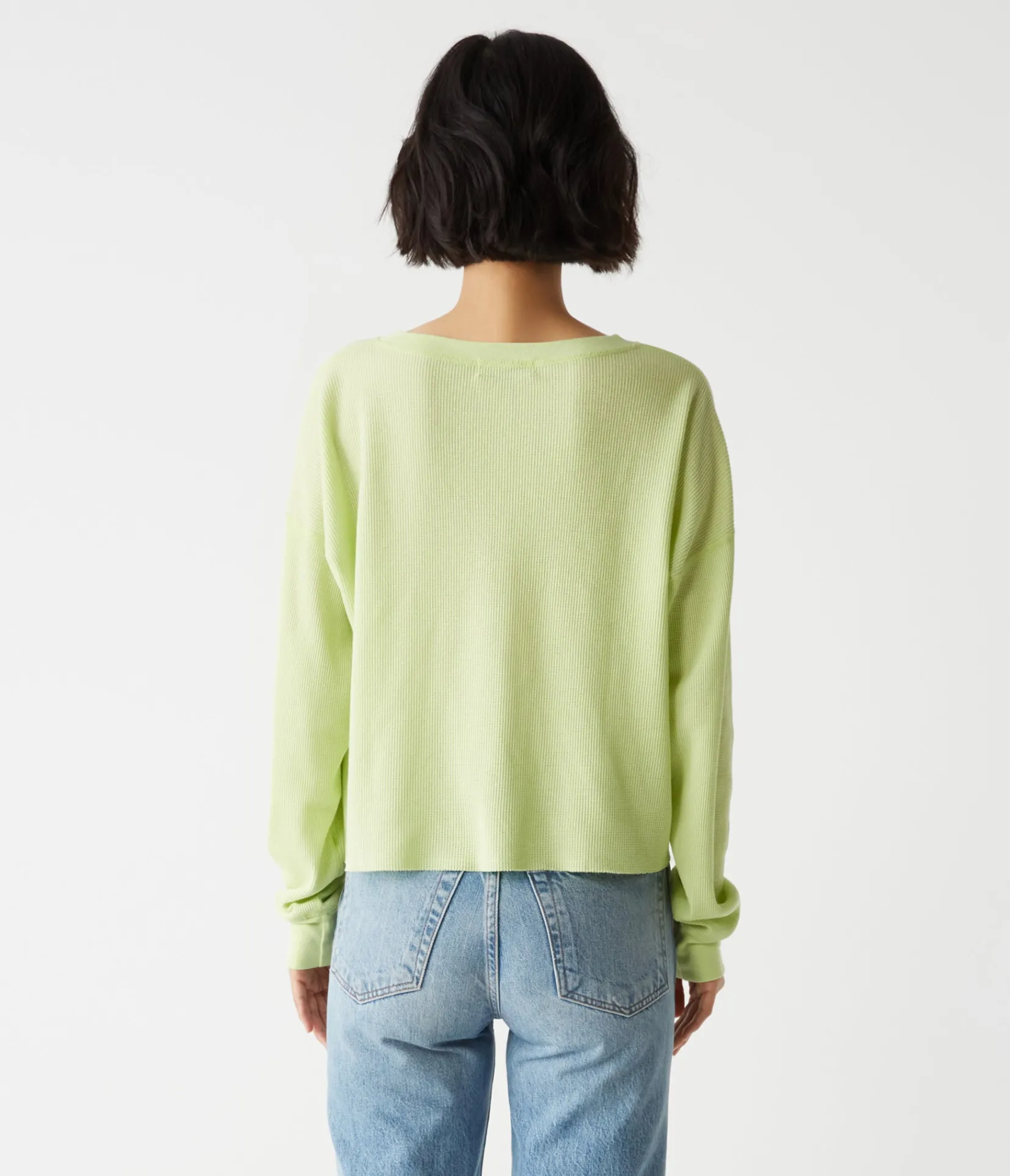 delia_thermal_tee_3.webp Michael Stars Delia Thermal Tee- T-Shirts | Loungewear