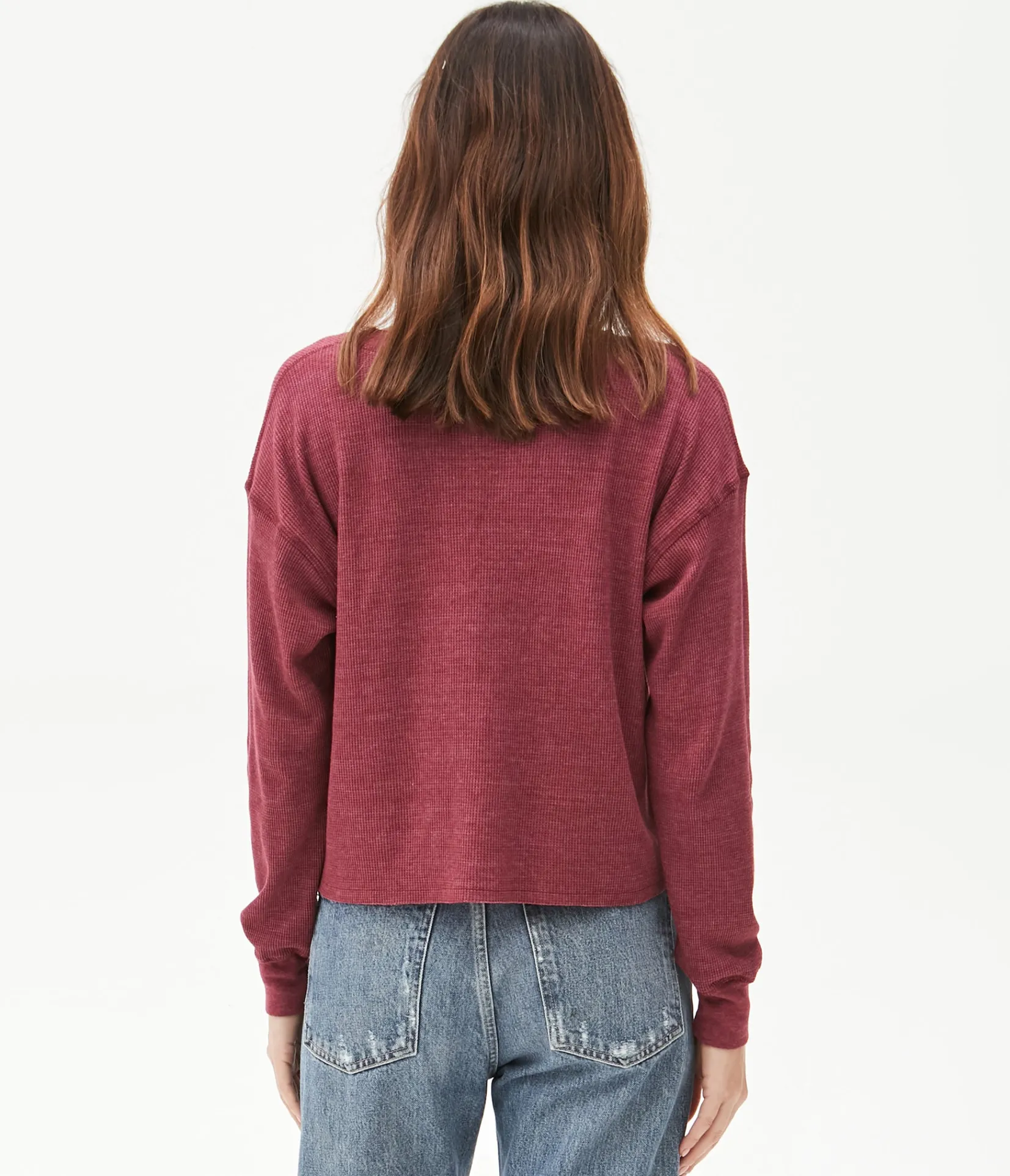 delia_thermal_tee_31.webp Michael Stars Delia Thermal Tee- T-Shirts | Loungewear