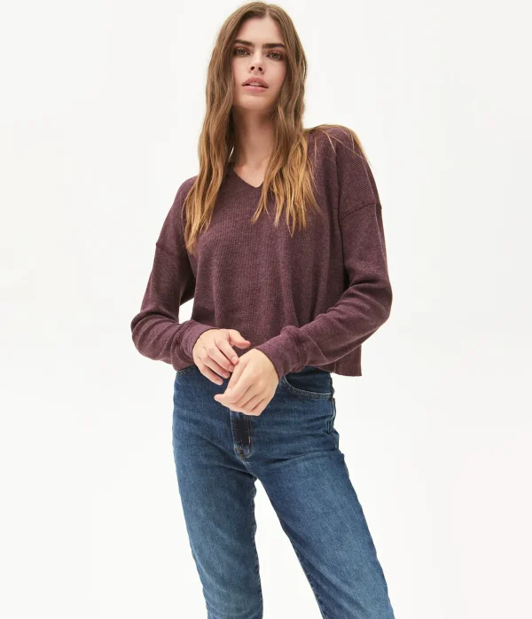 Michael Stars Delia Thermal Tee- T-Shirts | Loungewear
