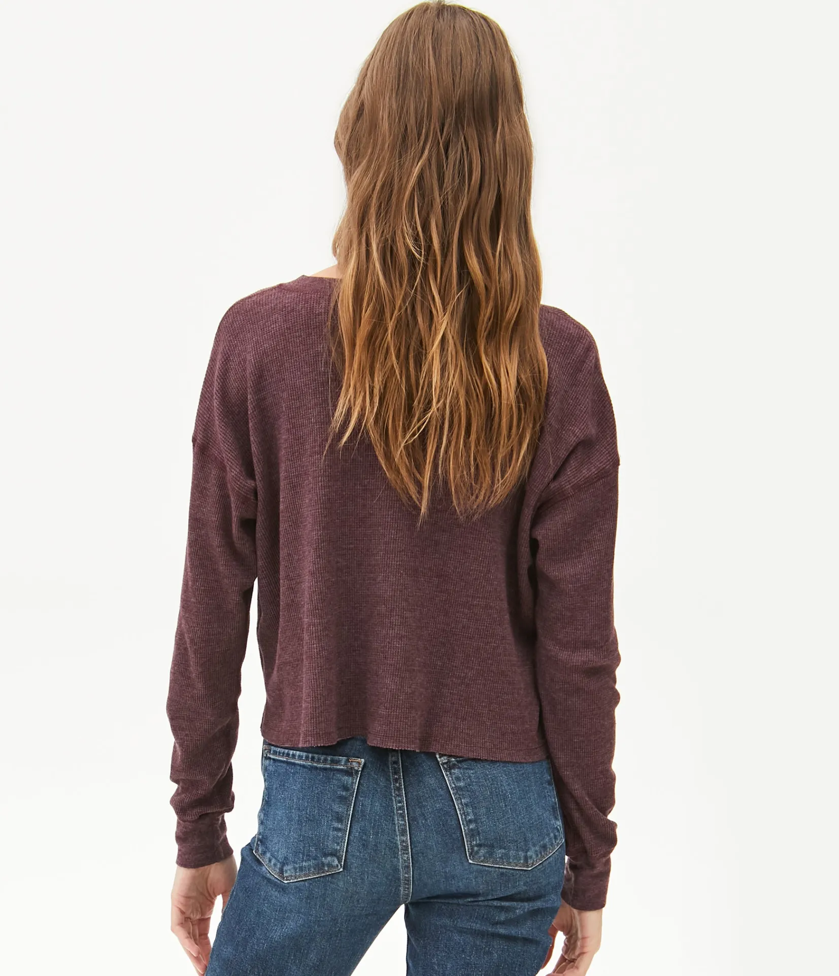 delia_thermal_tee_34.webp Michael Stars Delia Thermal Tee- T-Shirts | Loungewear