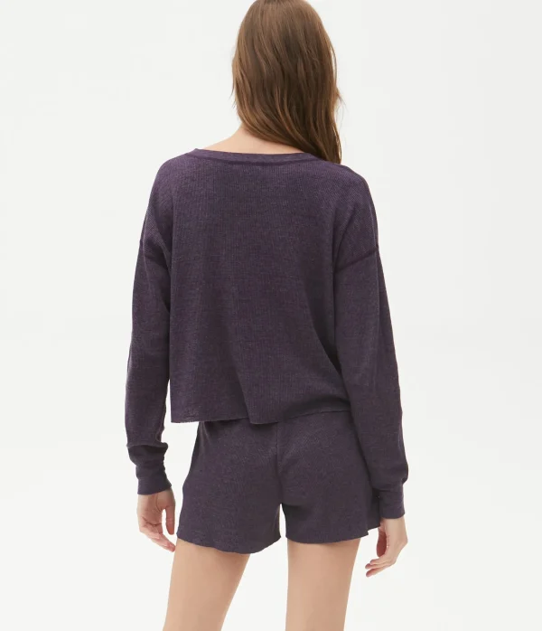 Michael Stars Delia Thermal Tee- T-Shirts | Loungewear