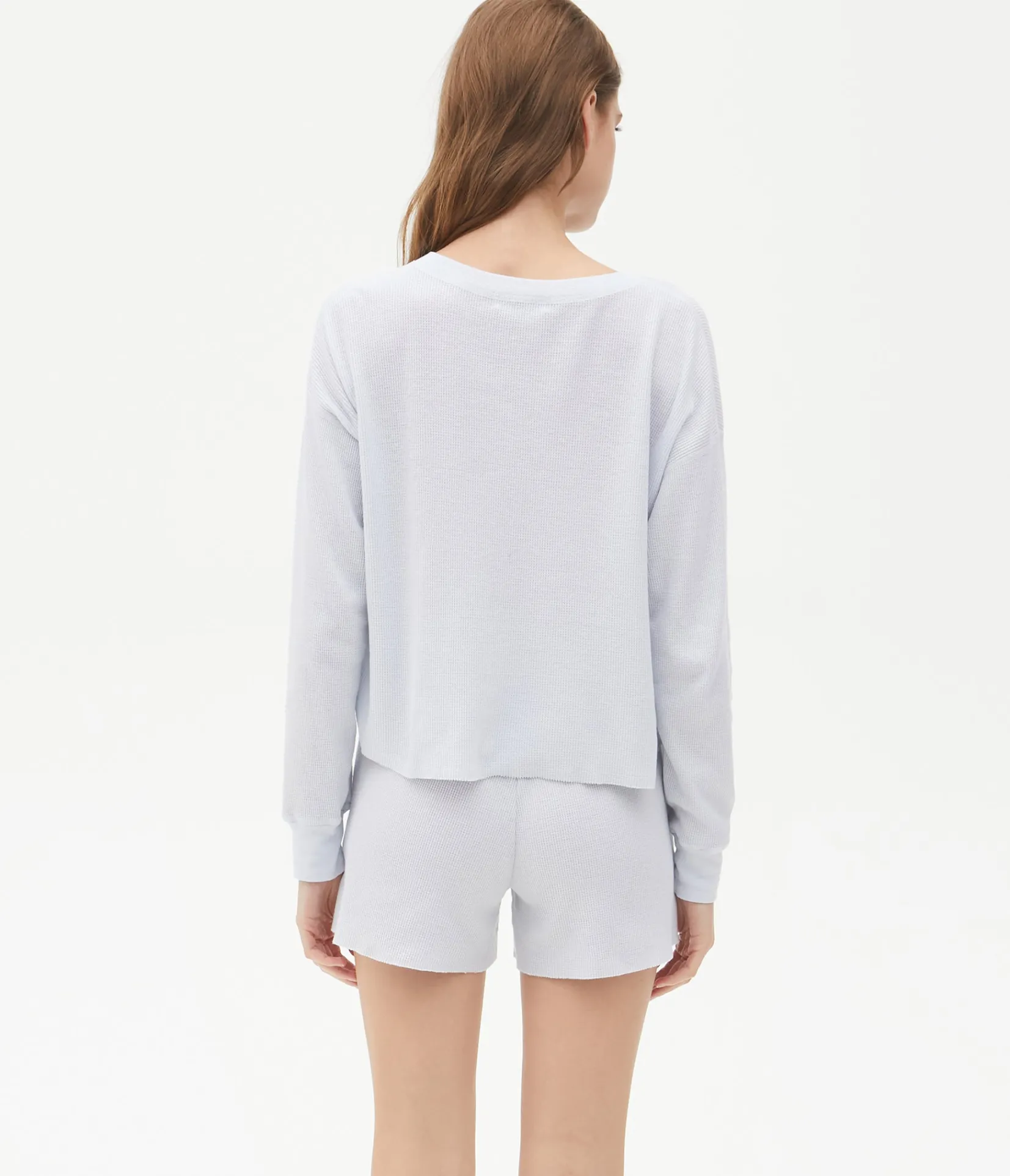delia_thermal_tee_40.webp Michael Stars Delia Thermal Tee- T-Shirts | Loungewear