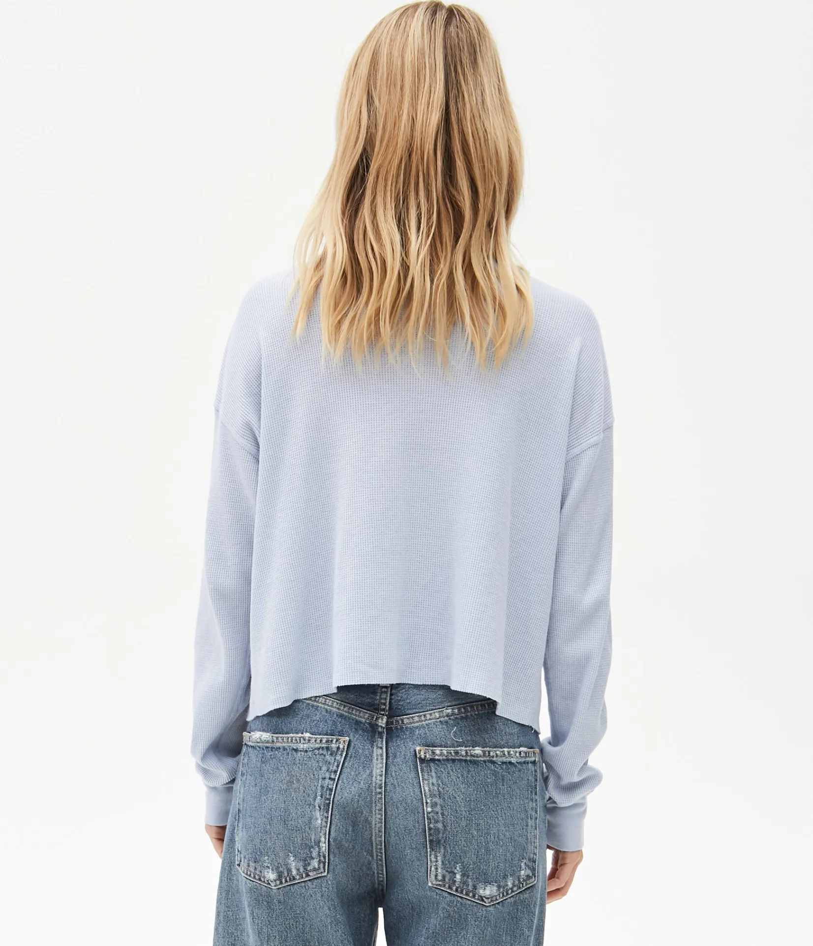 delia_thermal_tee_43.webp Michael Stars Delia Thermal Tee- T-Shirts | Loungewear