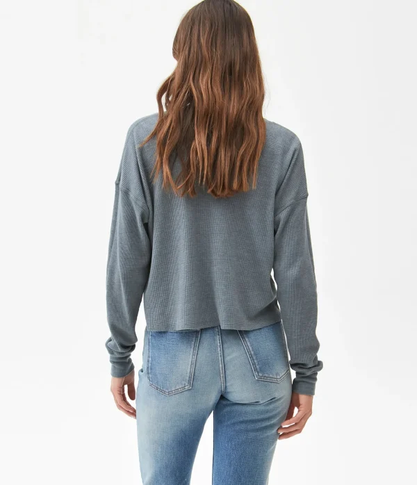 Michael Stars Delia Thermal Tee- T-Shirts | Loungewear