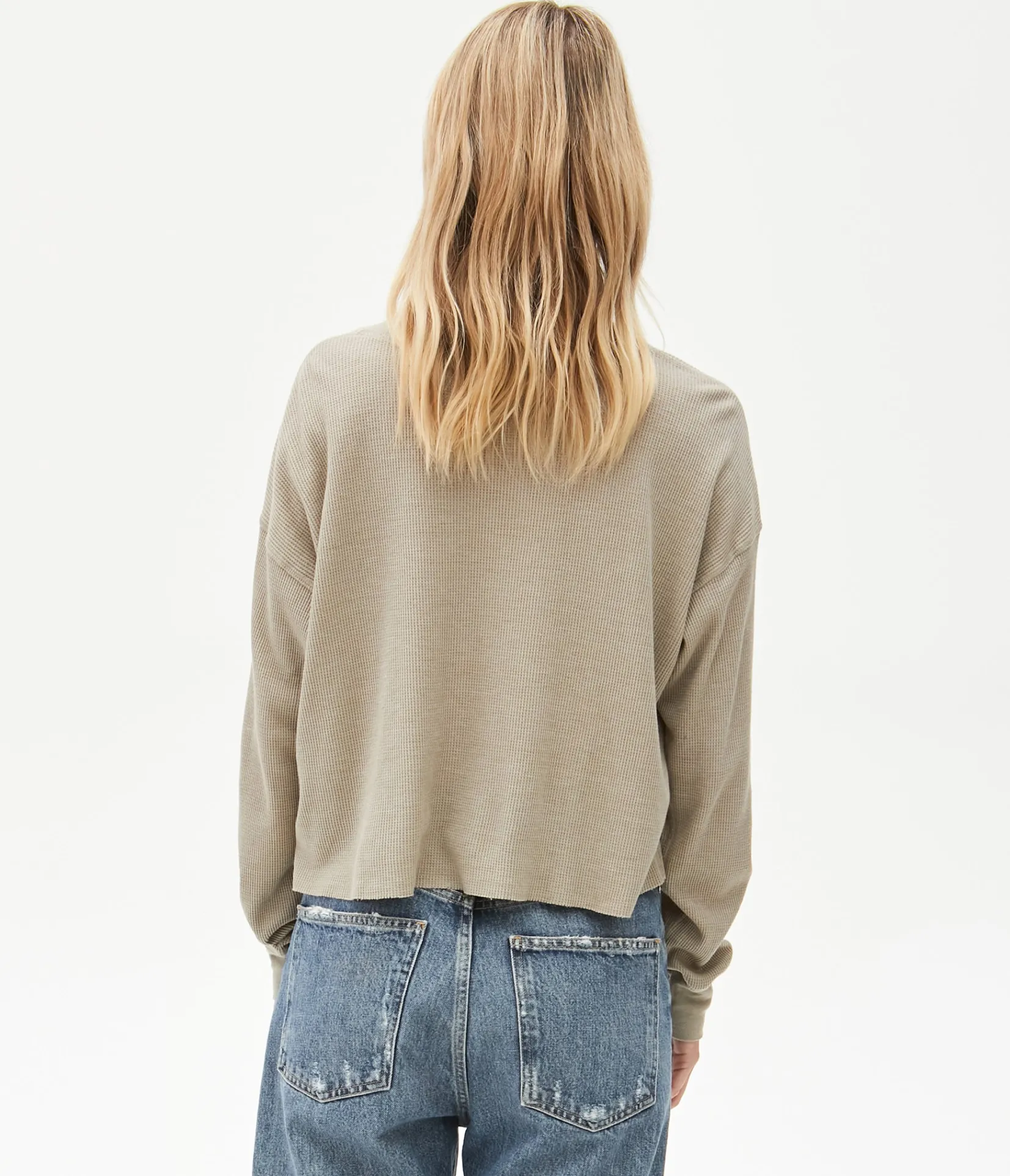 delia_thermal_tee_58.webp Michael Stars Delia Thermal Tee- T-Shirts | Loungewear