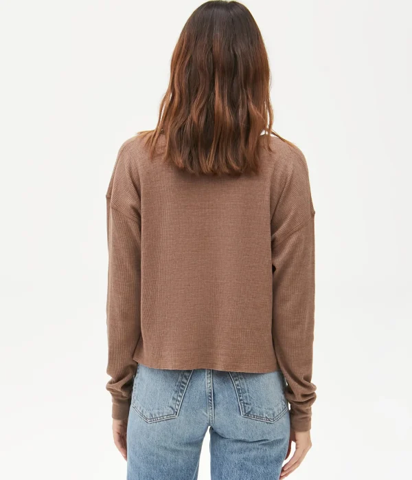 Michael Stars Delia Thermal Tee- T-Shirts | Loungewear