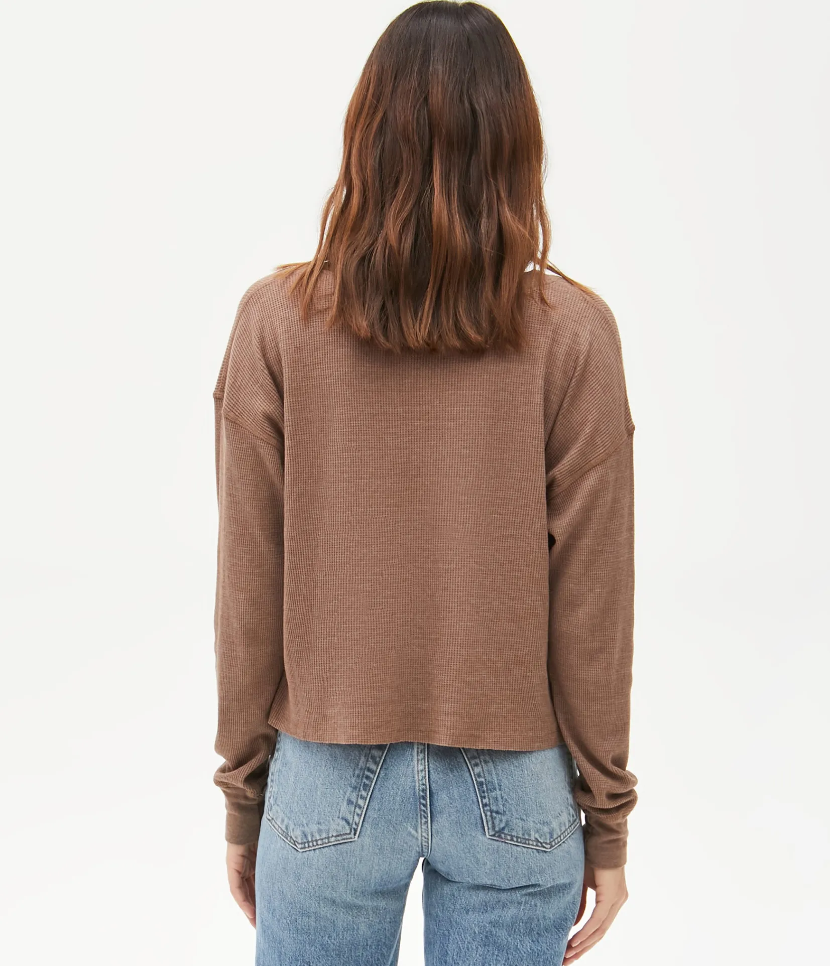 delia_thermal_tee_64.webp Michael Stars Delia Thermal Tee- T-Shirts | Loungewear
