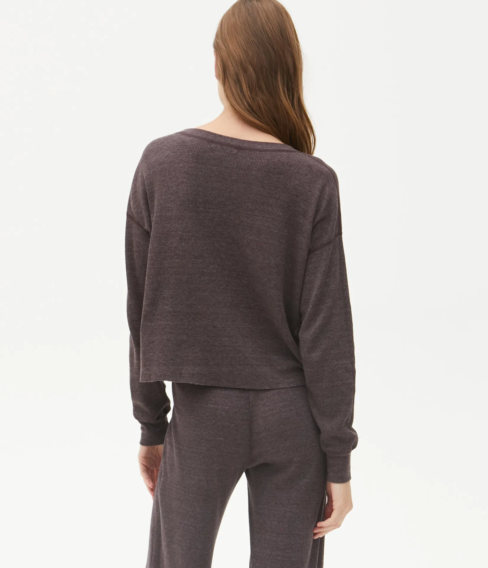 delia_thermal_tee_67.webp Michael Stars Delia Thermal Tee- T-Shirts | Loungewear