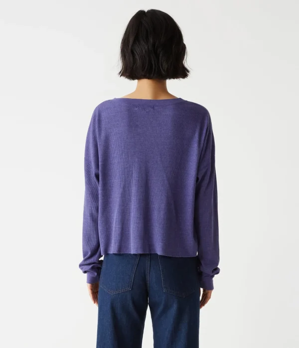 Michael Stars Delia Thermal Tee- T-Shirts | Loungewear