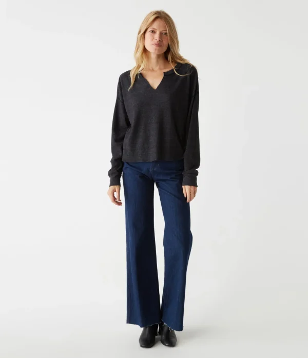 Michael Stars Delia Thermal Tee- T-Shirts | Loungewear