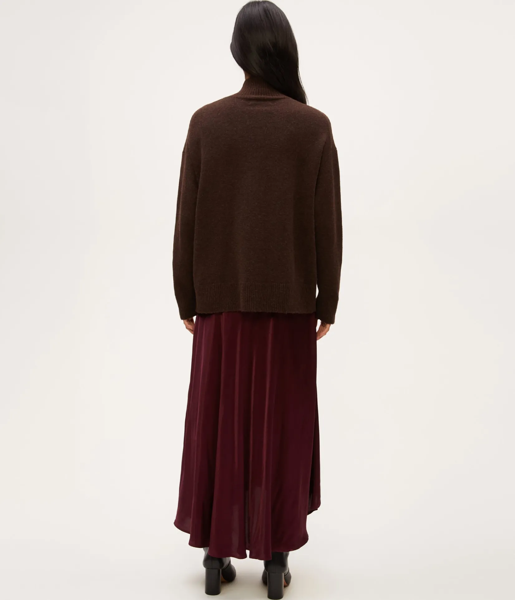 desi_asymmetrical_satin_skirt_2.webp Michael Stars Desi Asymmetrical Satin Skirt- Pants, Shorts & Skirts