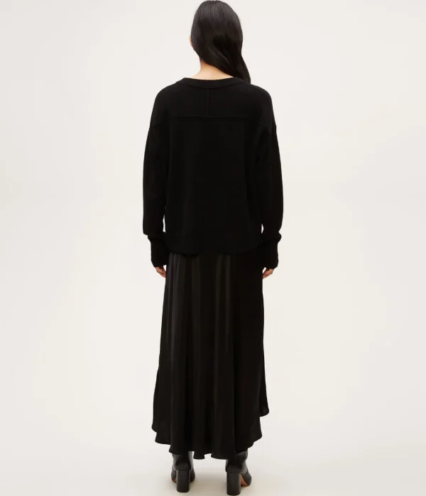 Michael Stars Desi Asymmetrical Satin Skirt- Pants, Shorts & Skirts