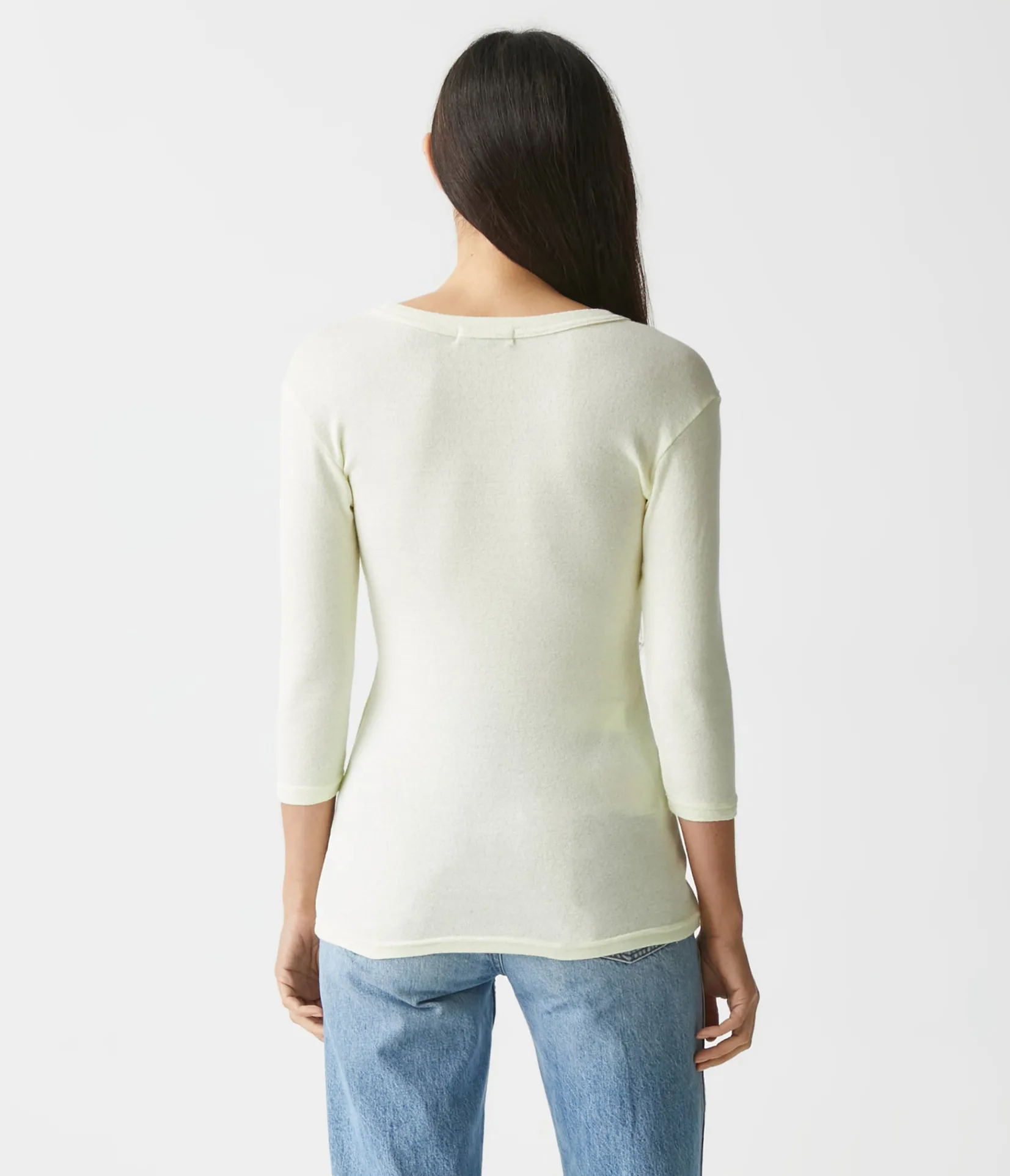 dora_shine__sleeve_tee_46.webp Michael Stars Dora Shine 3/4 Sleeve Tee- T-Shirts | Shine T-Shirts