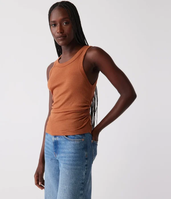 Michael Stars Ella Shine Tank- Tank Tops | Shine T-Shirts