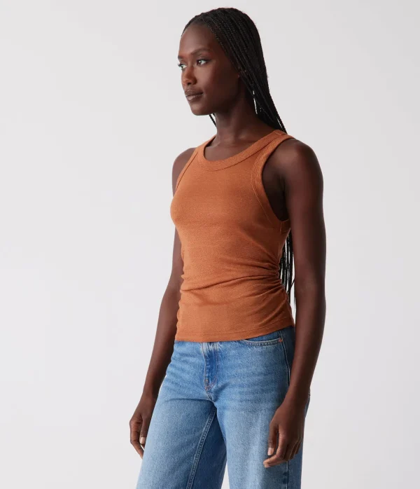 Michael Stars Ella Shine Tank- Tank Tops | Shine T-Shirts