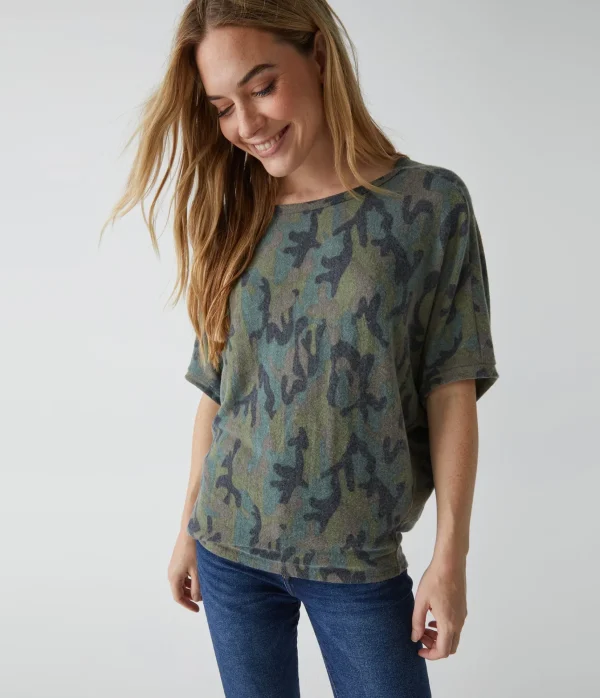 Michael Stars Ellie Elbow Sleeve Top- Loungewear