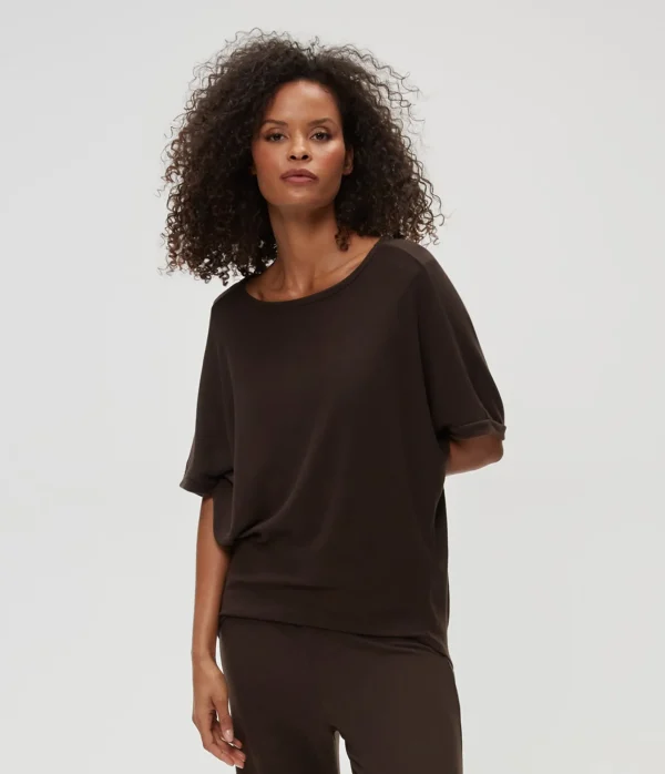 Michael Stars Ellie Elbow Sleeve Top- Loungewear