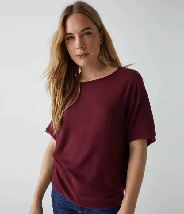Michael Stars Ellie Elbow Sleeve Top- Loungewear